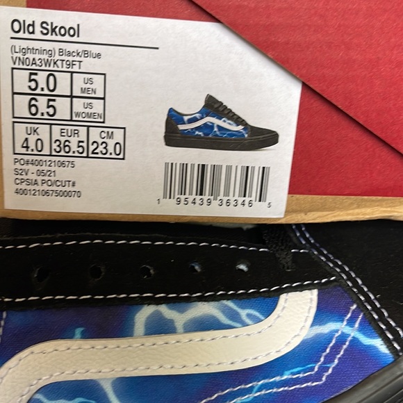 Vans Old Skool Lightning Black/Blue WMNS - Picture 16 of 16